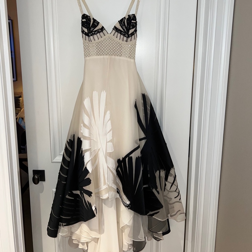 Dennis Basso gown one of a kind runway piece
